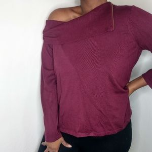 Women's Side Zip Turtle Neck Sweater Plus Size 2x